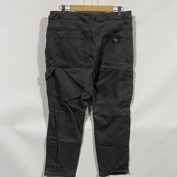 Cat Men's Charcoal Cargo work Pants - Picture 4 of 4